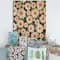 Designart - Abundance of White Daisy Flowers - Traditional Print on Natural Pine Wood